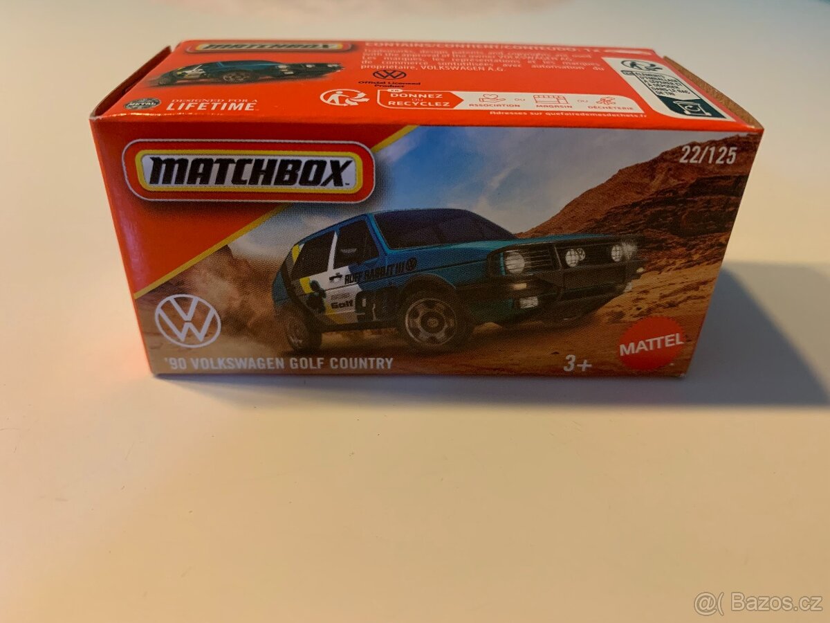 matchbox vw golf country 3x - 4