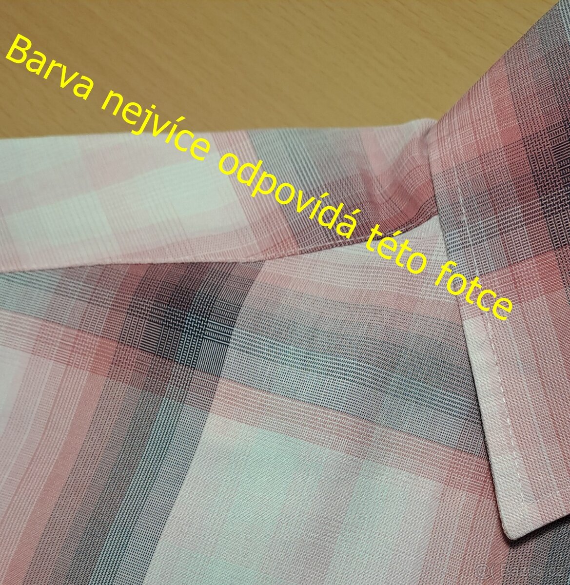 Pánská kostkovaná košile M&S Man/L/2x62cm - 4