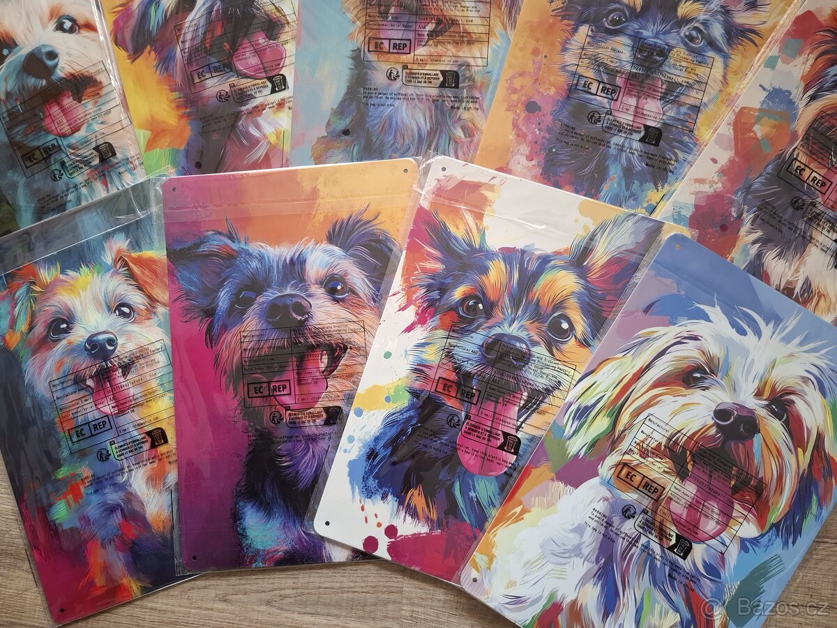 Plechová cedule 20x30cm JORKŠÍR - 4