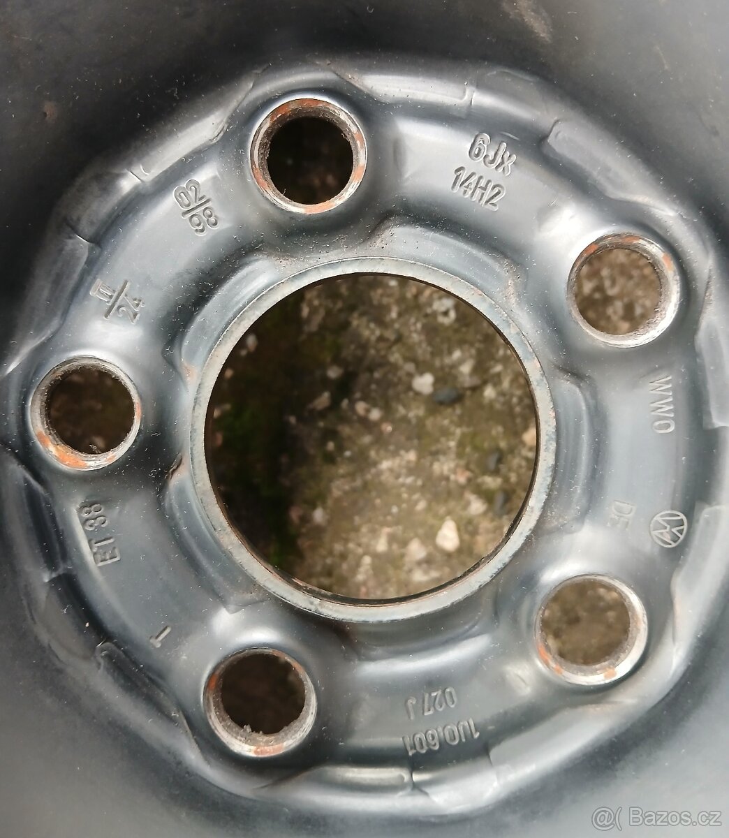 plechové disky 5x100 r14 - 4