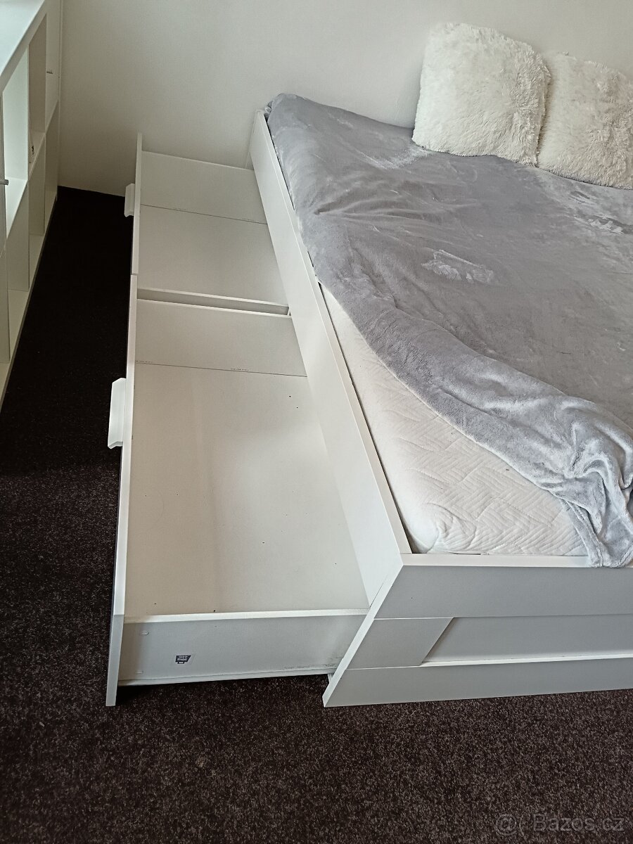 Prodám postel IKEA Brimnes - 4