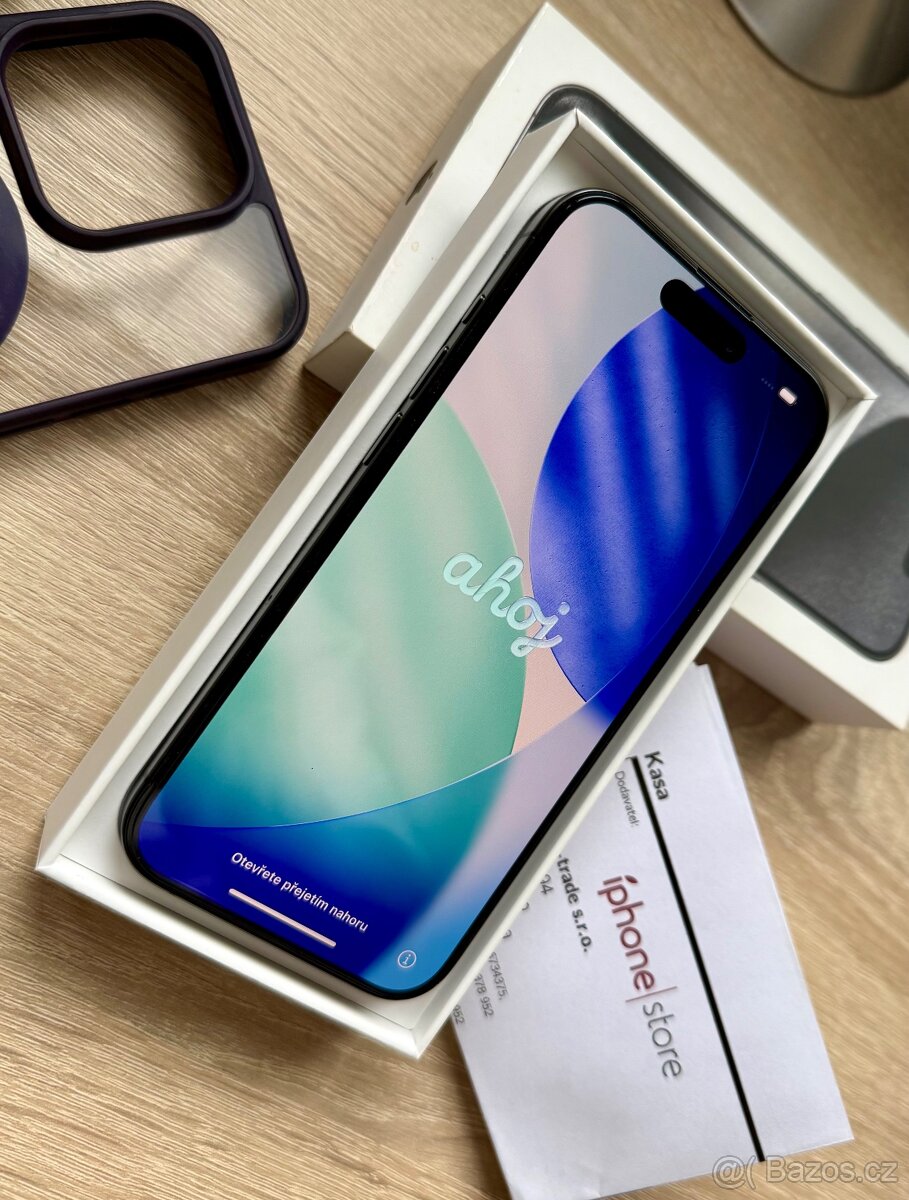 Apple iPhone 15 Pro 128gb černý titan-komplet,záruka,2xkryt - 4