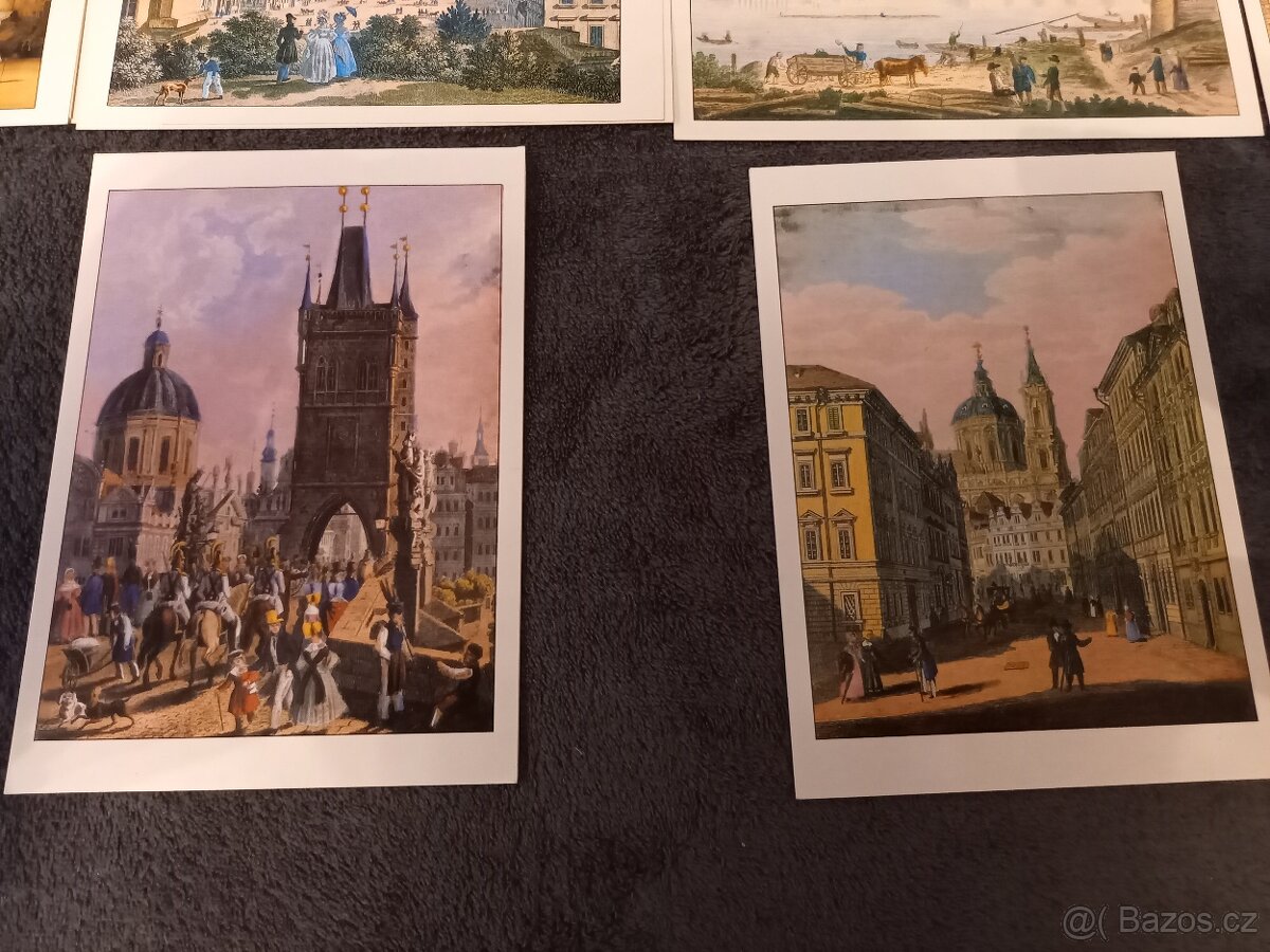 Pohlednice - Praha (cena set). - 4