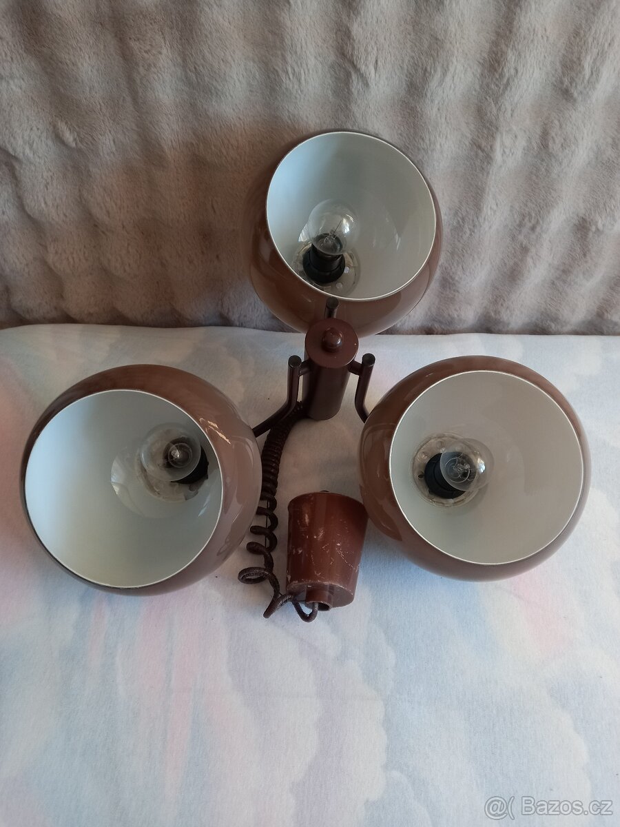 Lustr stahovací - retro - 4