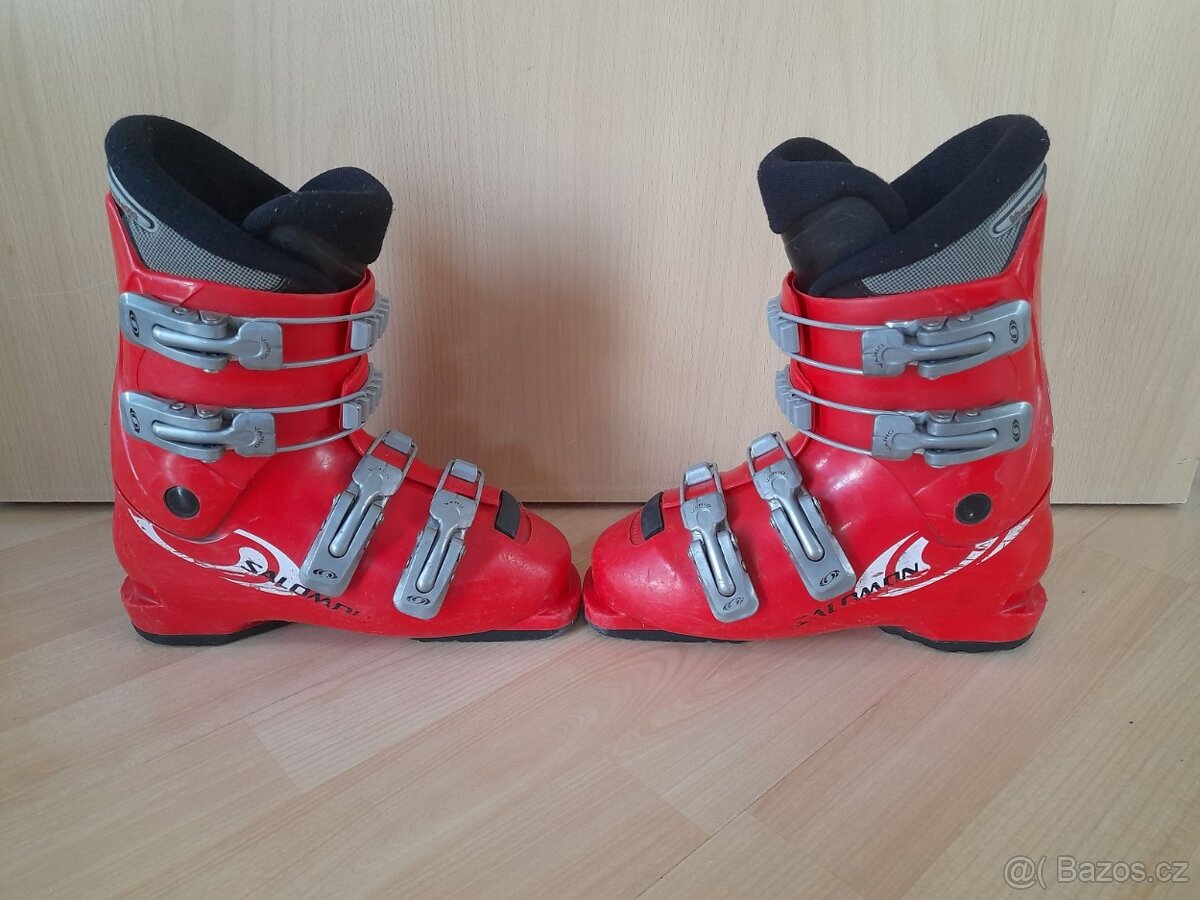 Dětske lyže Rosignol 80 cm + lyžáky - 4