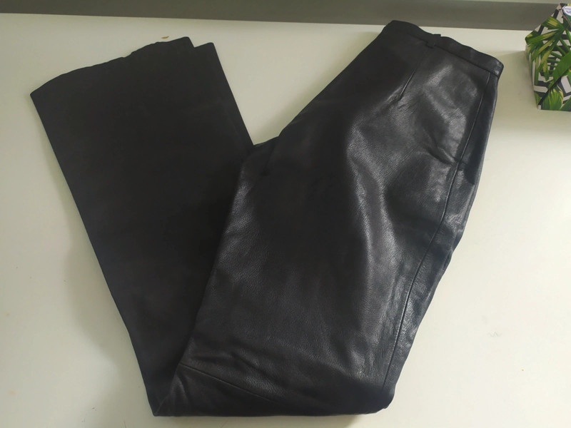 dámské kožené kalhoty vel.38 - 4