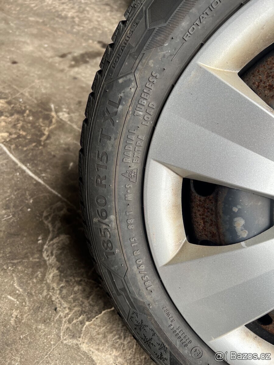 Zimní sada Škoda Rapid,Fabia 3 185/60/15 - 4