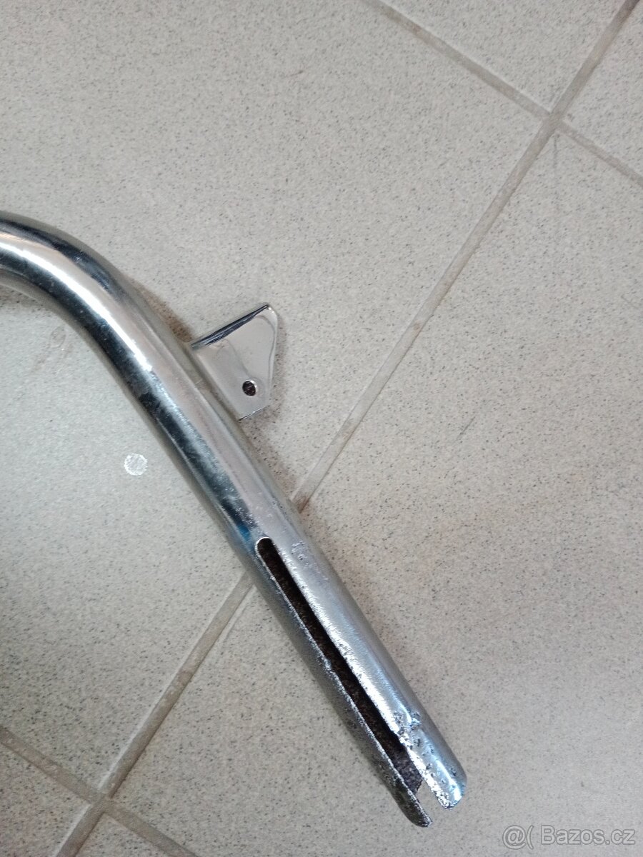 ČZ 250, 350 Tourist, Předválečná Řidítka 25mm - Nový Chrom. - 4