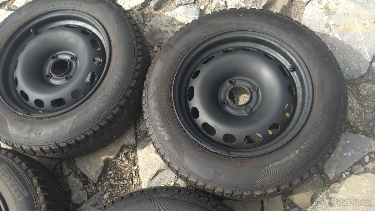 zimní 195 65 15 + disky 4x108 na PEUGEOT , CITROEN - 4