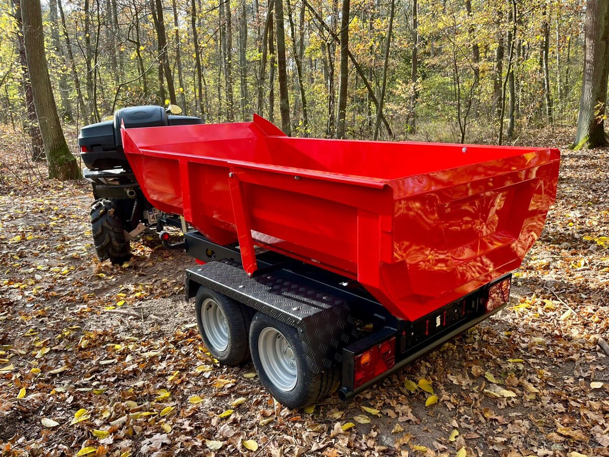 Sklápěcí přívěsný vozík do 750 kg – za auto i čtyřkolku - 4