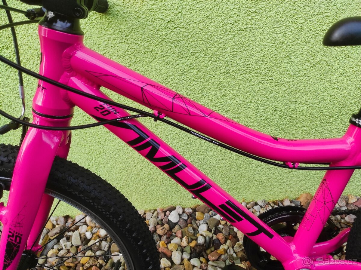 Značkové dětské kolo Amulet 20 " (růžová) - 4