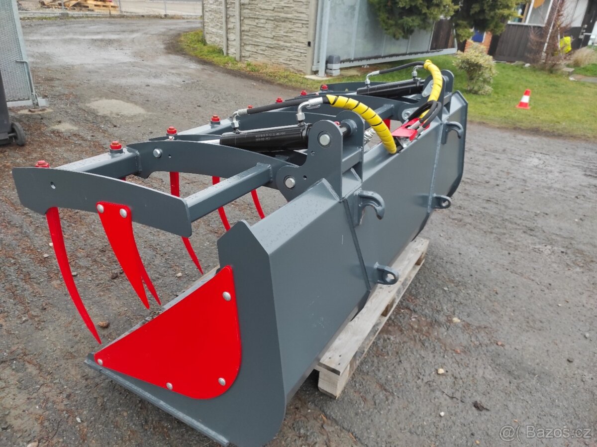 Lopata s přídavným drapákem - přidržovačem - 4