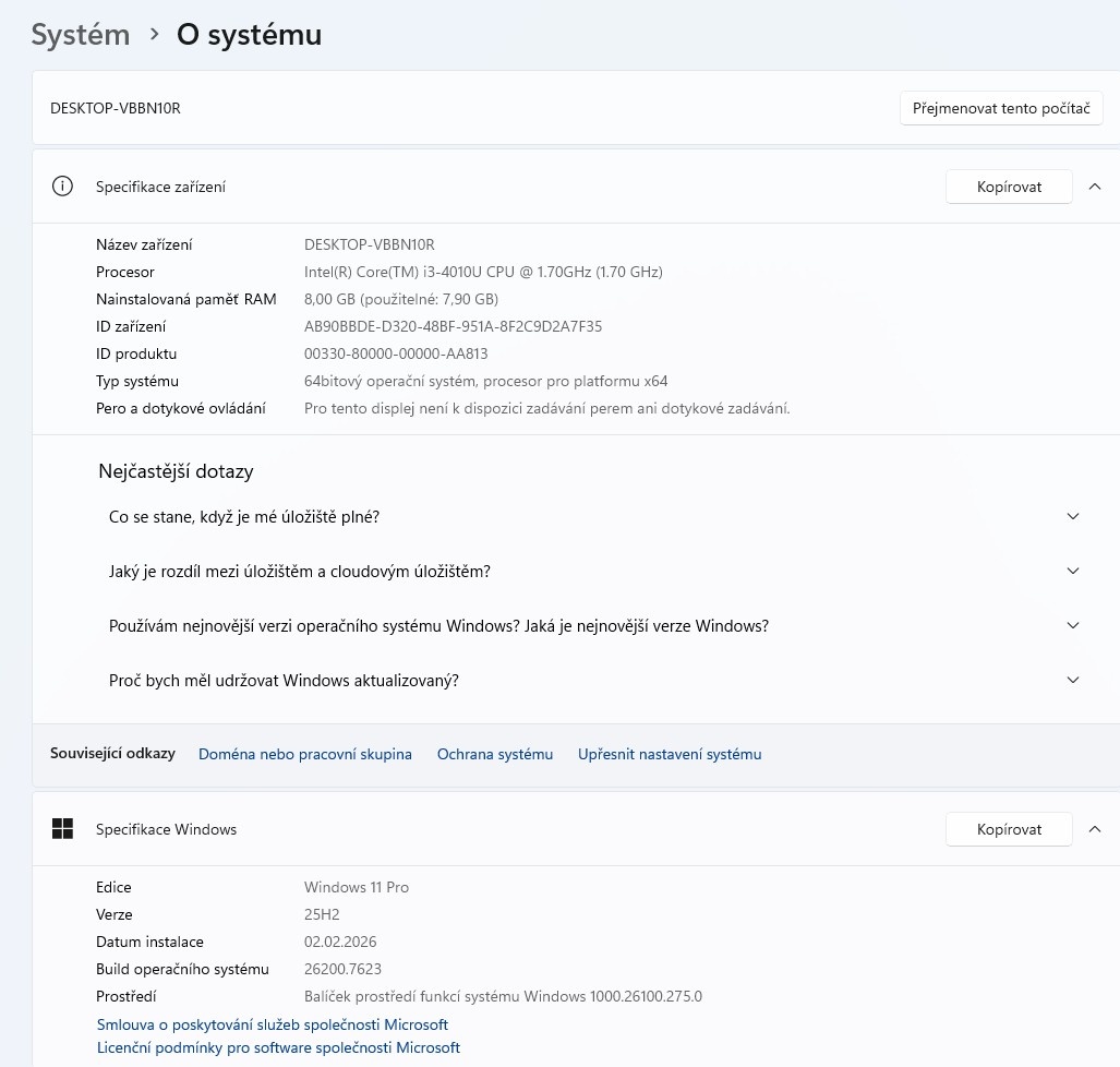 Intel NUC D34010WYKH mini multimedia,i3-4010U,WIN 11,SSD 240 - 4