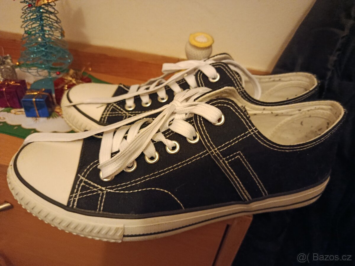 Látkové boty vel. 42 černé - 4