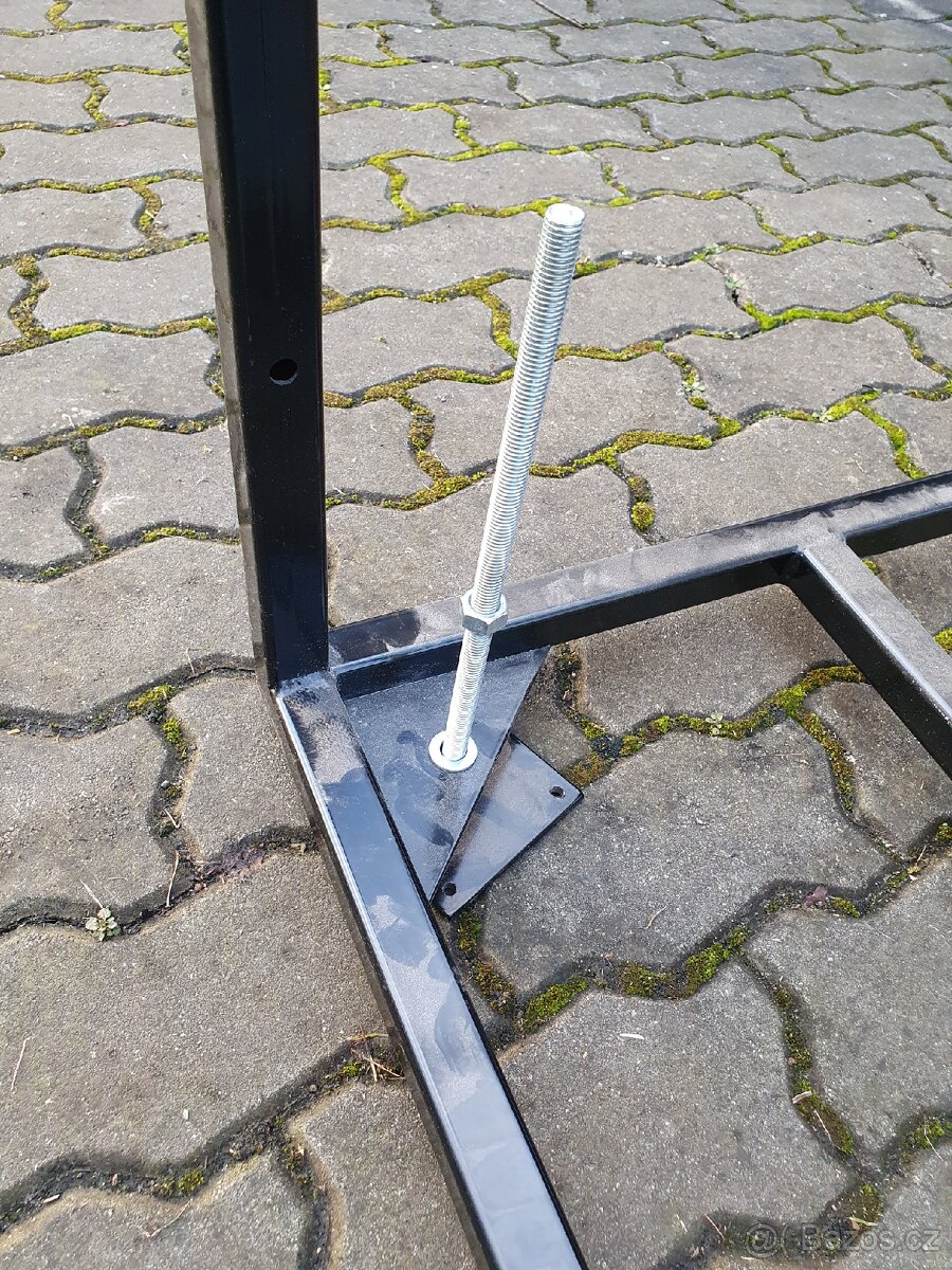 Pracovní stůl-ponk, kovová konstrukce - 4