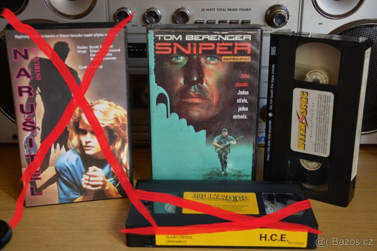 VHS videokazety a nějaká DVD - 4