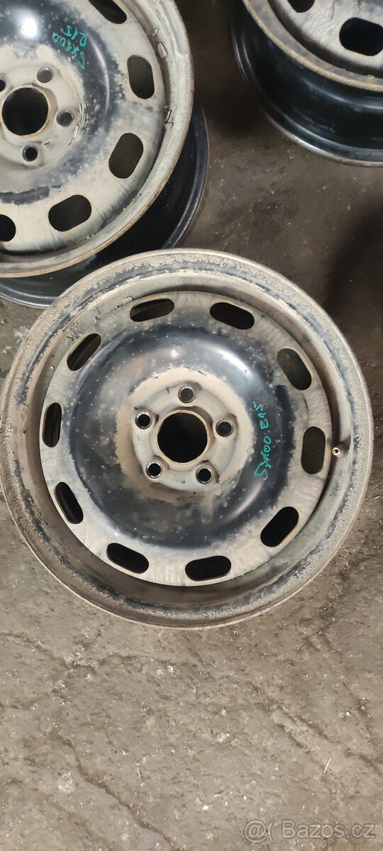 Plechové disky R15 5x100 - 4