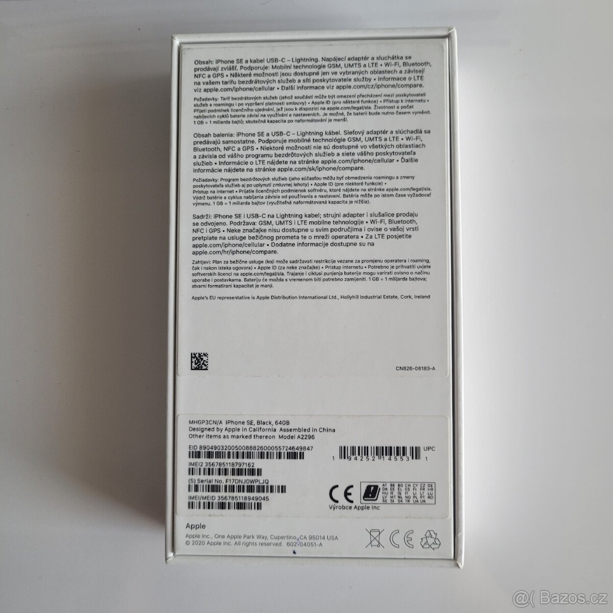 iPhone SE 2020 – 64 GB – Černý – NOVÝ, NEPOUŽÍVANÝ - 4