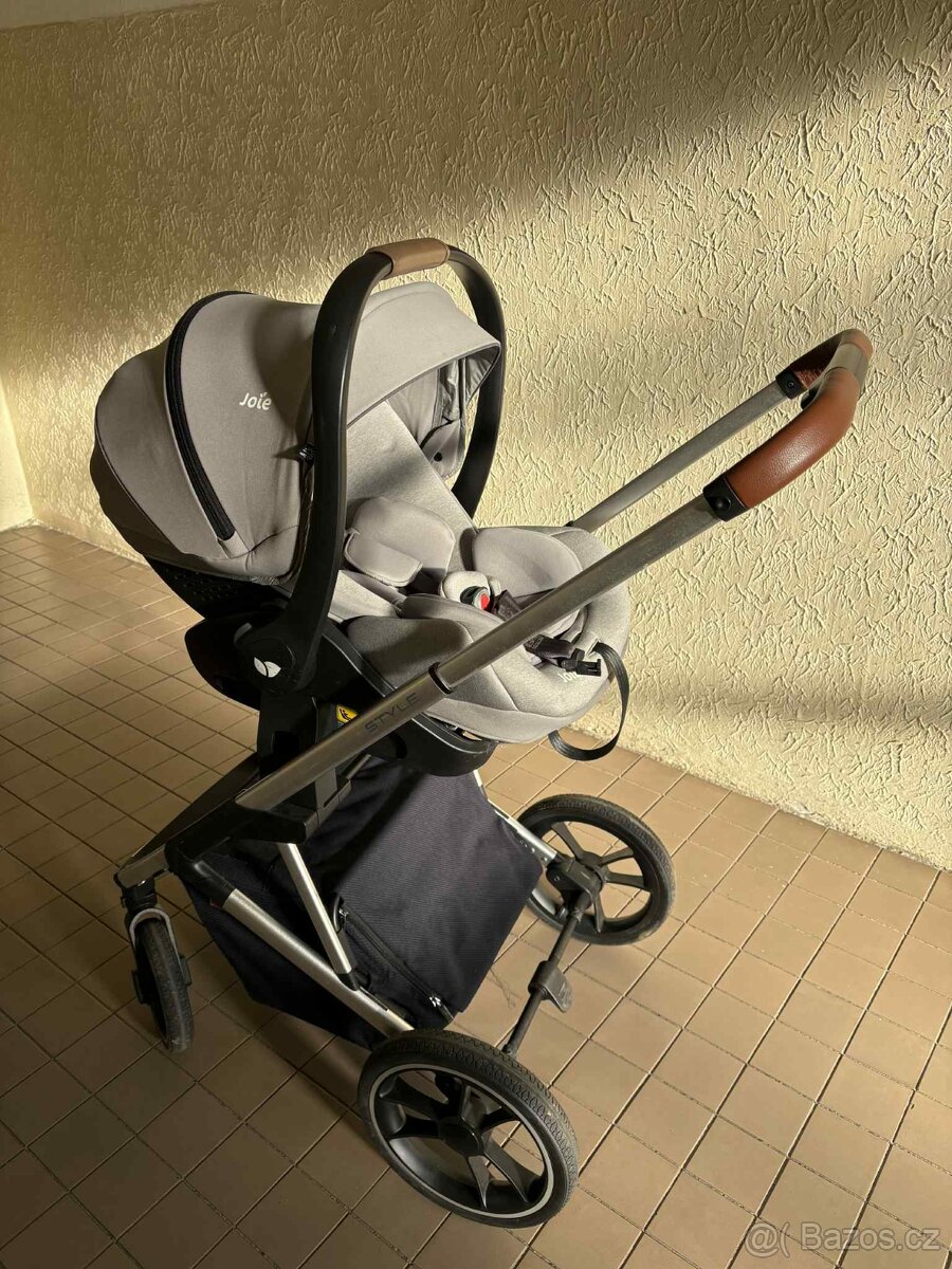 Kočárek Moon Style 2020 2v1 + autosedačka Joie s isofixem - 4