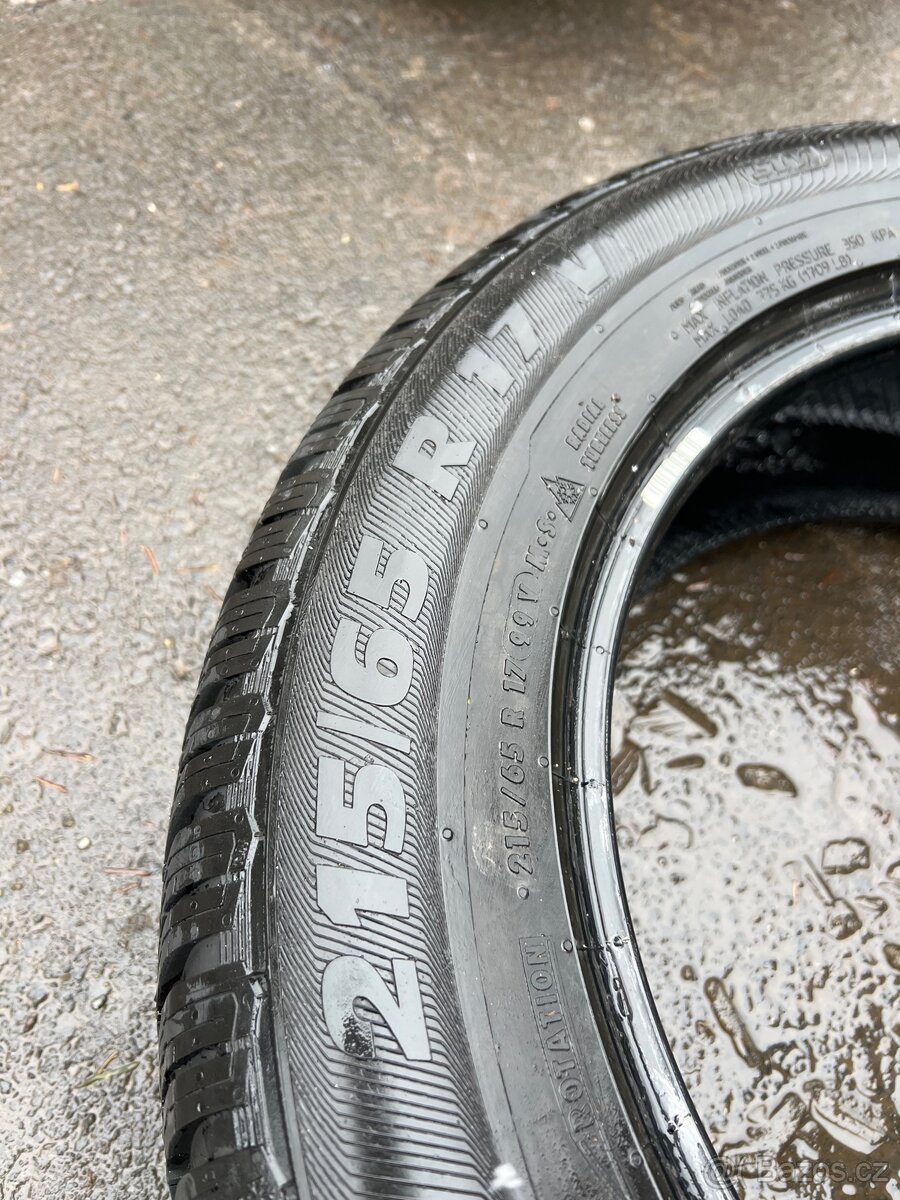 Sada zimních pneumatik Semperit a Pirelli |215/65/17| - 4