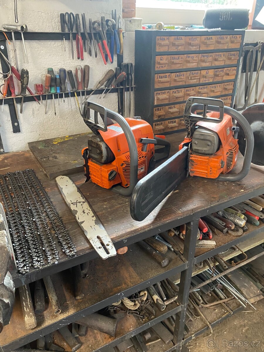 2 motorové pily oleo mac 947/952 - 4