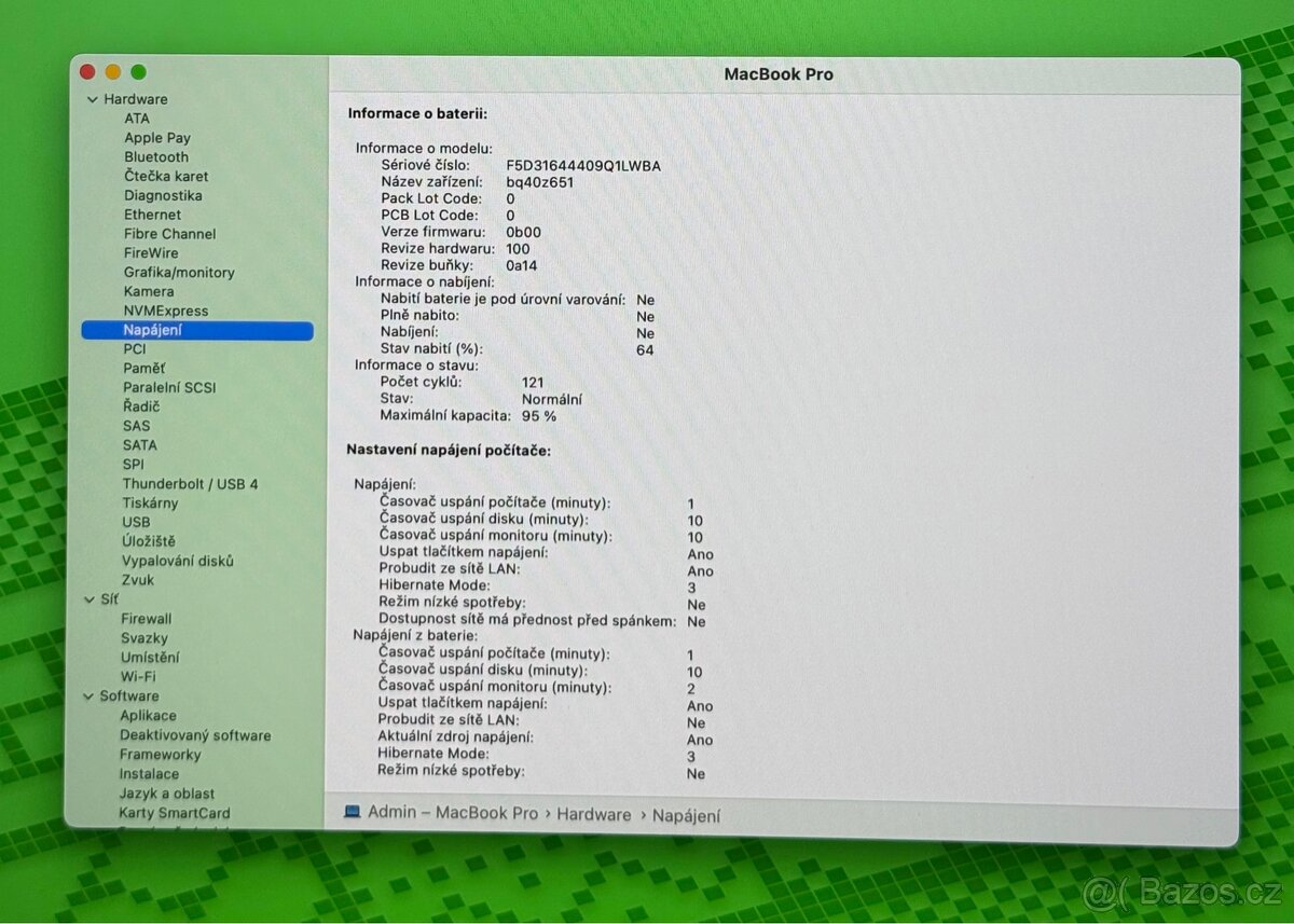 MacBook Pro 16” 2023 CTO /32GB RAM/512GB SSD/Záruka - 4