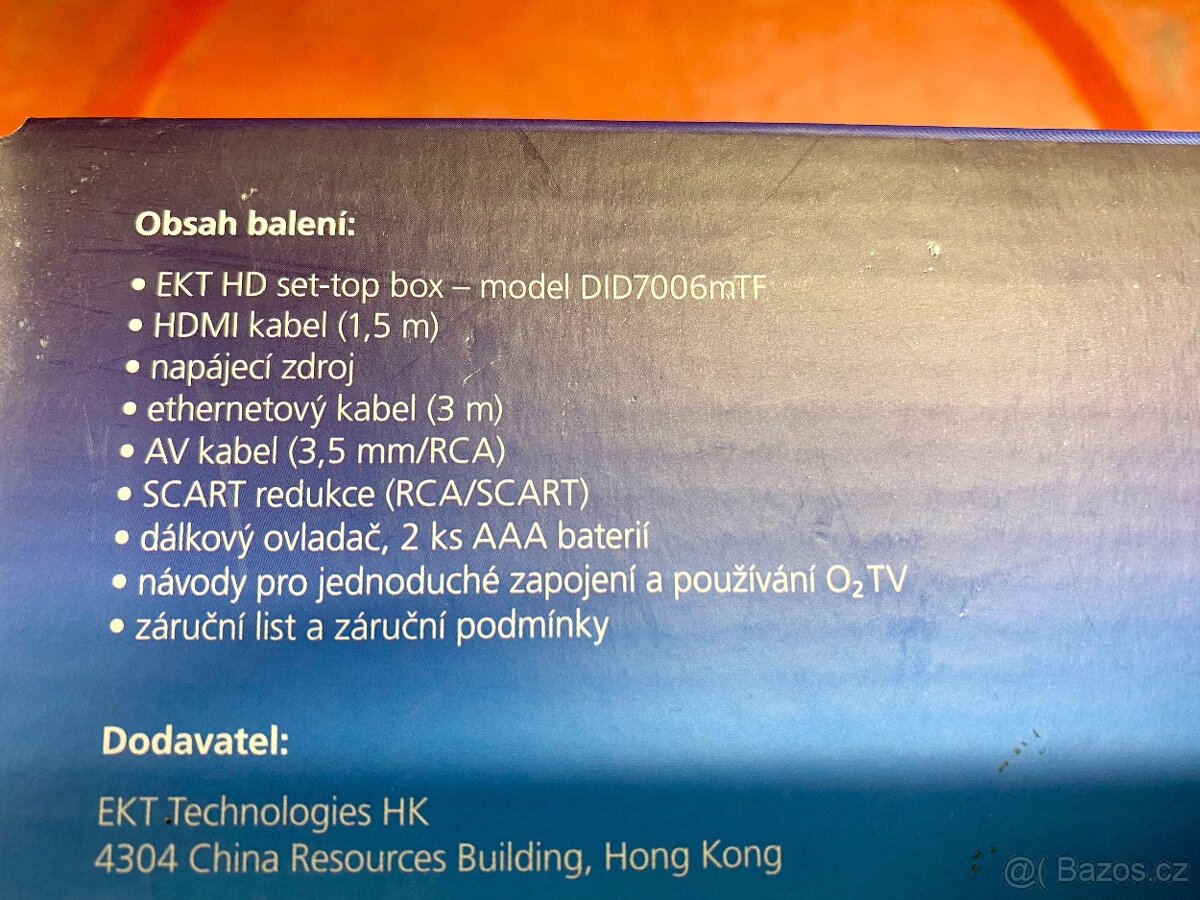 O2 TV set top box - 4