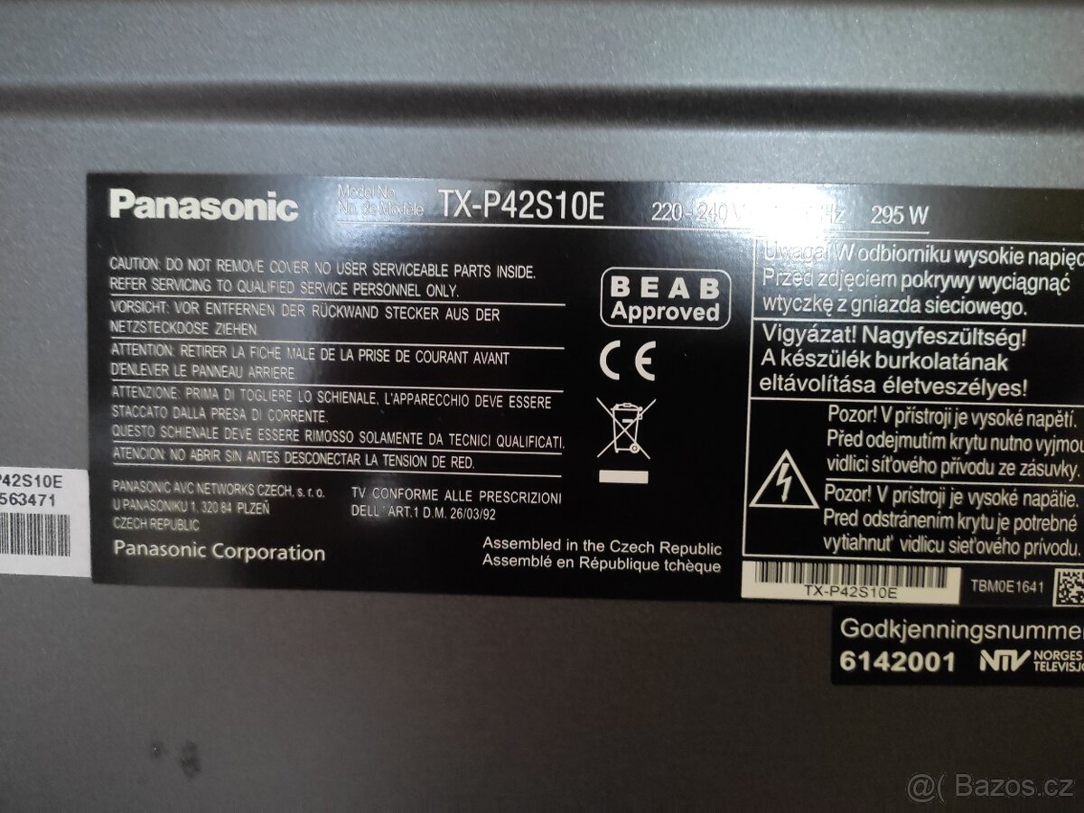 Televize Panasonic Viera TX-P42S10E - 4