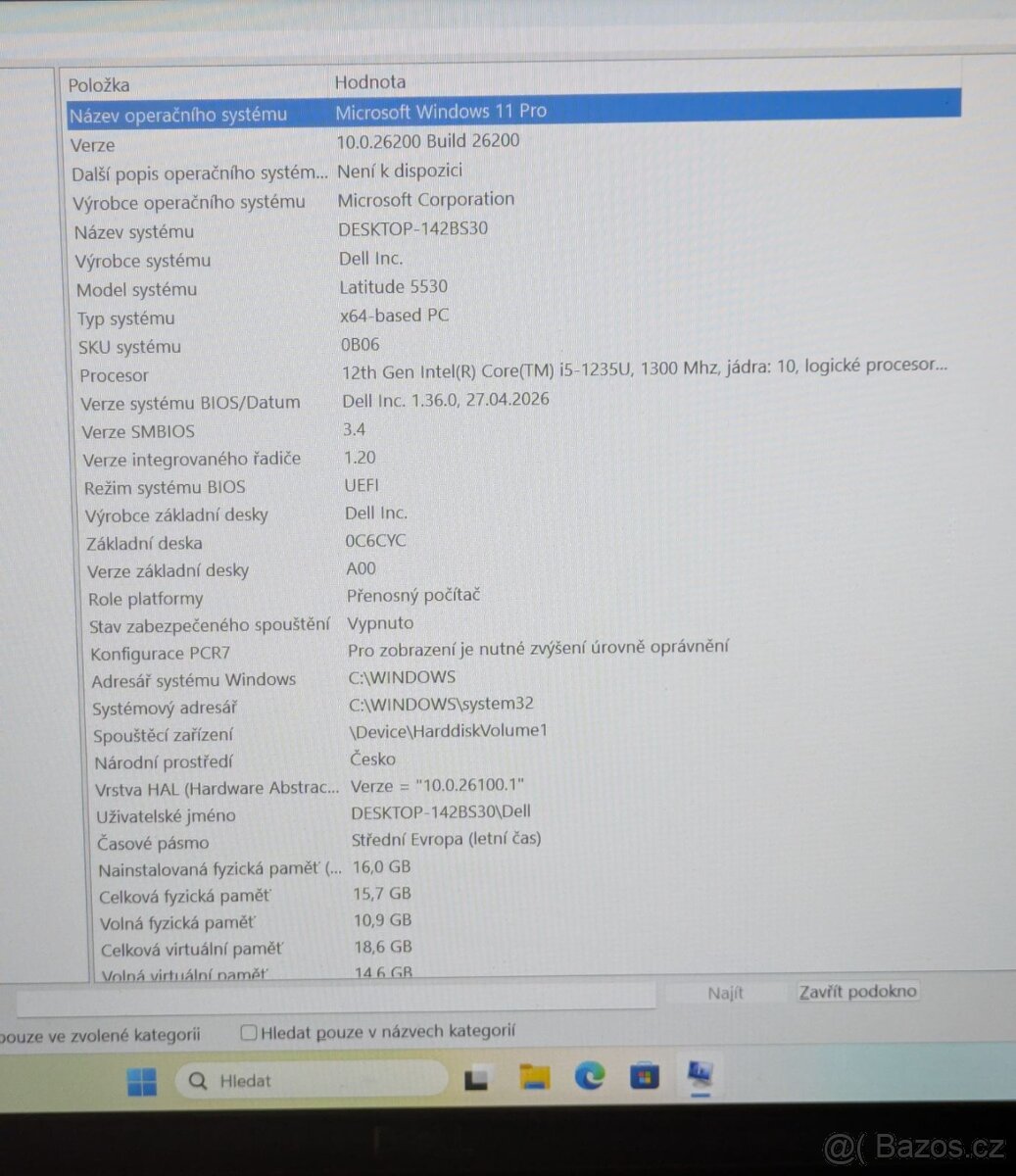 Prodam Dell Latitude 5530 + ASUS BW 16DX1-U - 4