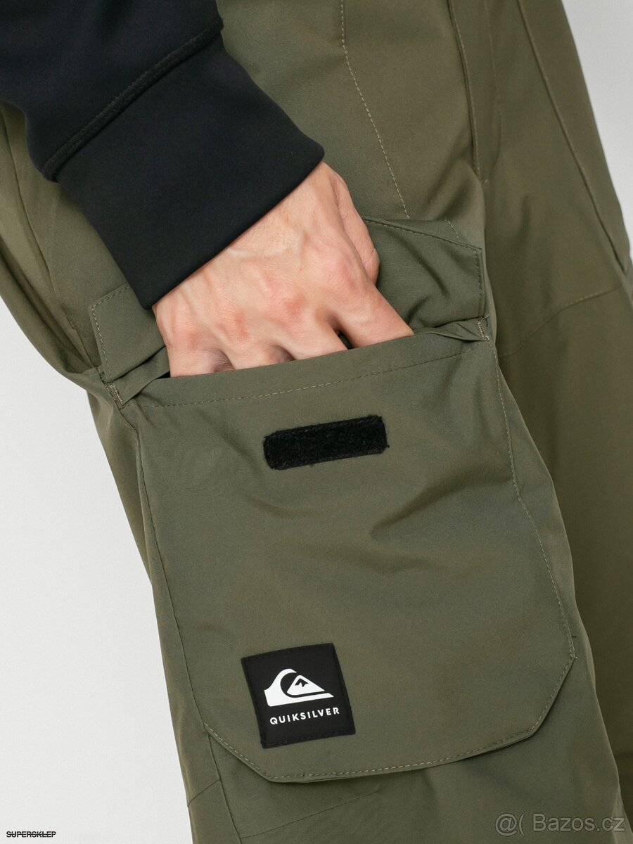 Quiksilver Utilty (grape leaf) L size snowboard ski nohavice - 4