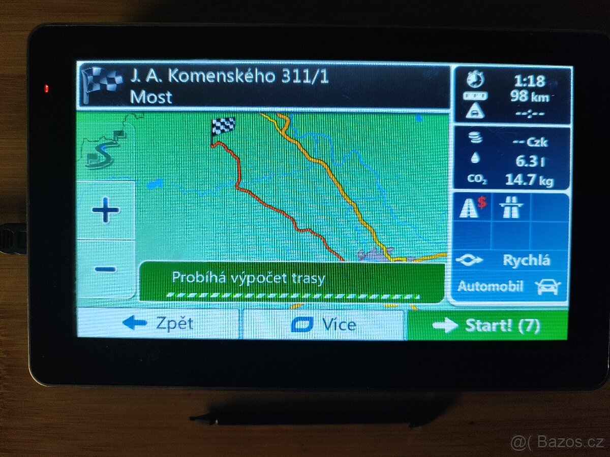 Palubní PC tablet Windows navigace do auta/kamionu - 4