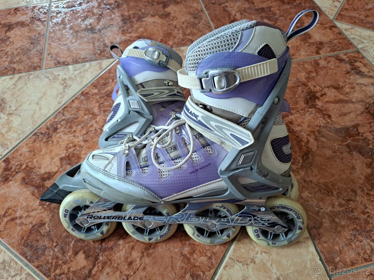 Značkové KOLEČKOVÉ BRUSLE ROLLERBRADE VE SKVĚLÉM STAVU - 4