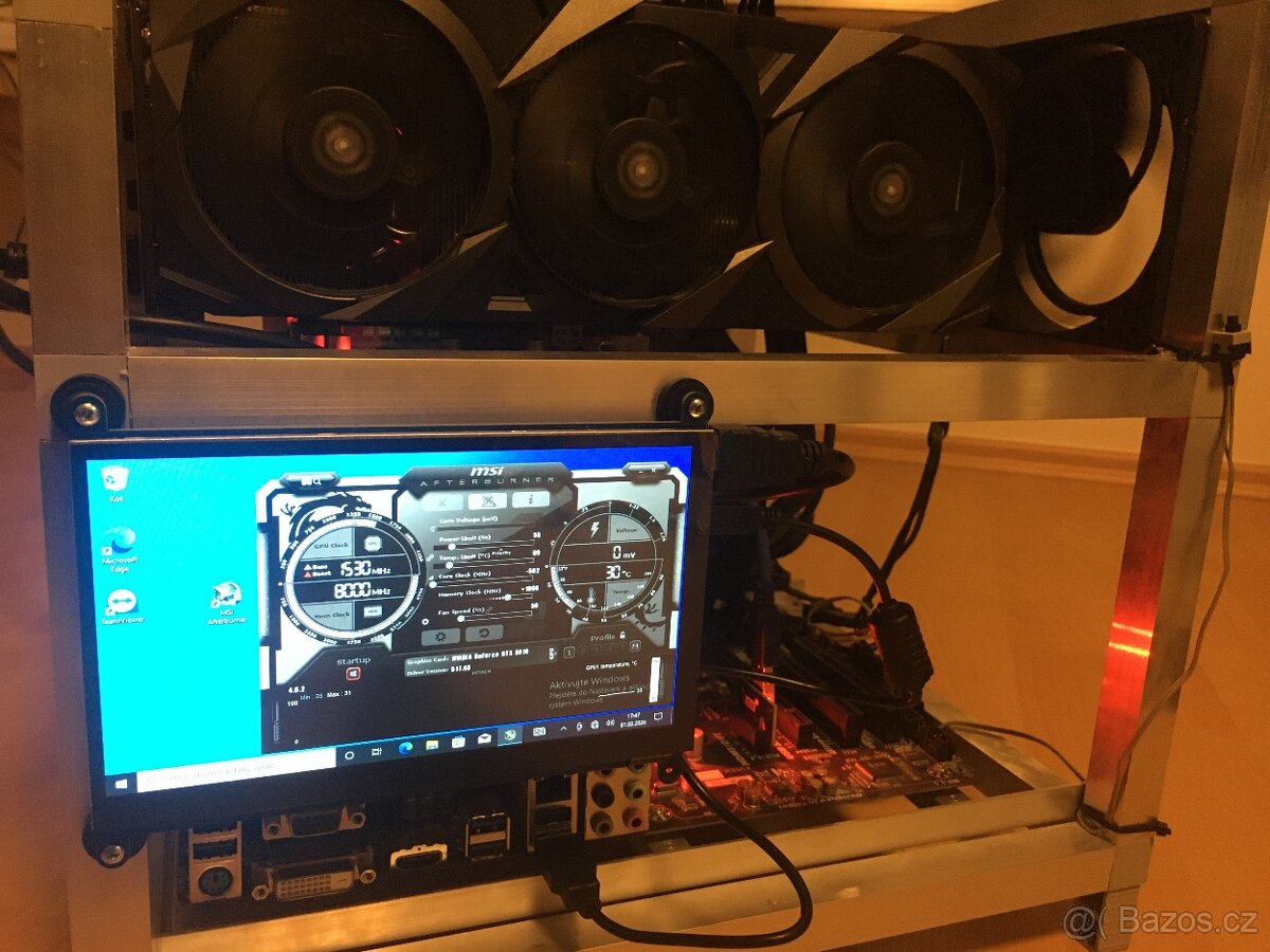 mining rig 3x3070 - 4