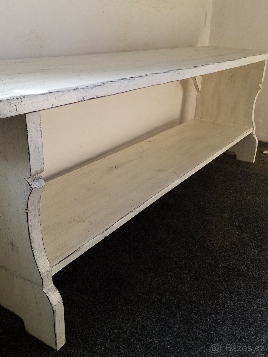 Starožitná selská lavice provence - 4