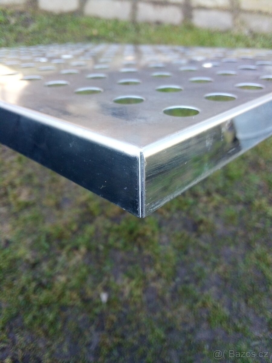 Ventilační mříž nerez INOX 377x268x20mm 2 kusy - 4