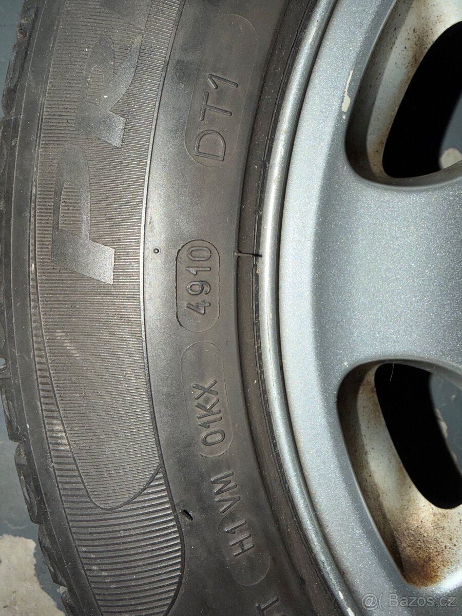 Originál Alu disk Audi 7,5J x 16 H2 et 45 Ronal - 4D0601025A - 4