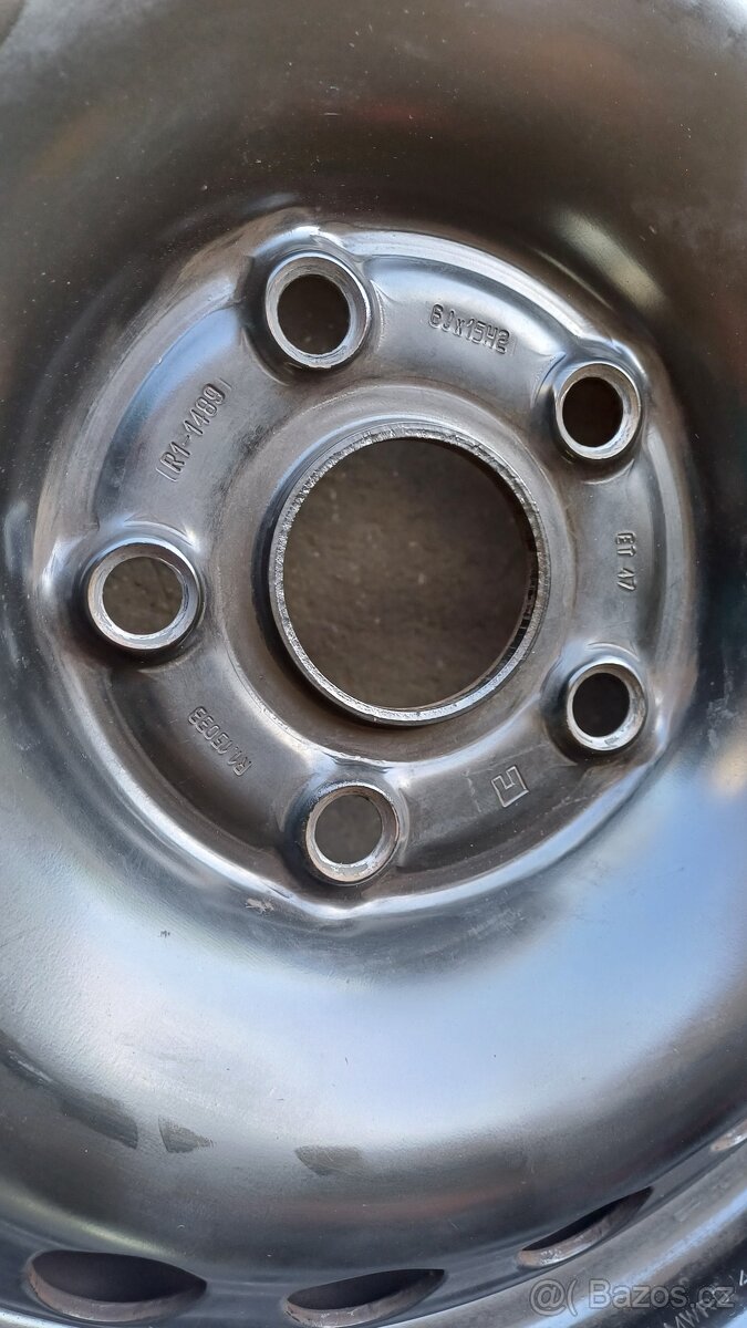 Plechové disky - sada - VW R15 - 4