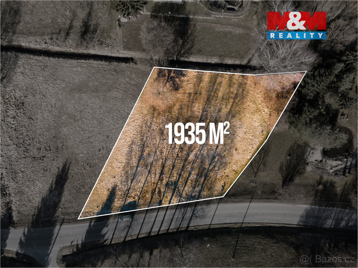 Prodej pozemku k bydlení, 1935 m², Horní Dobrouč - 4