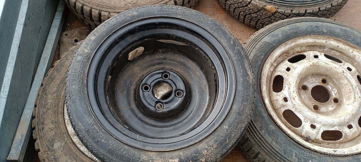 Dojezdová rezerva 105/70 R14 4x100 - 4