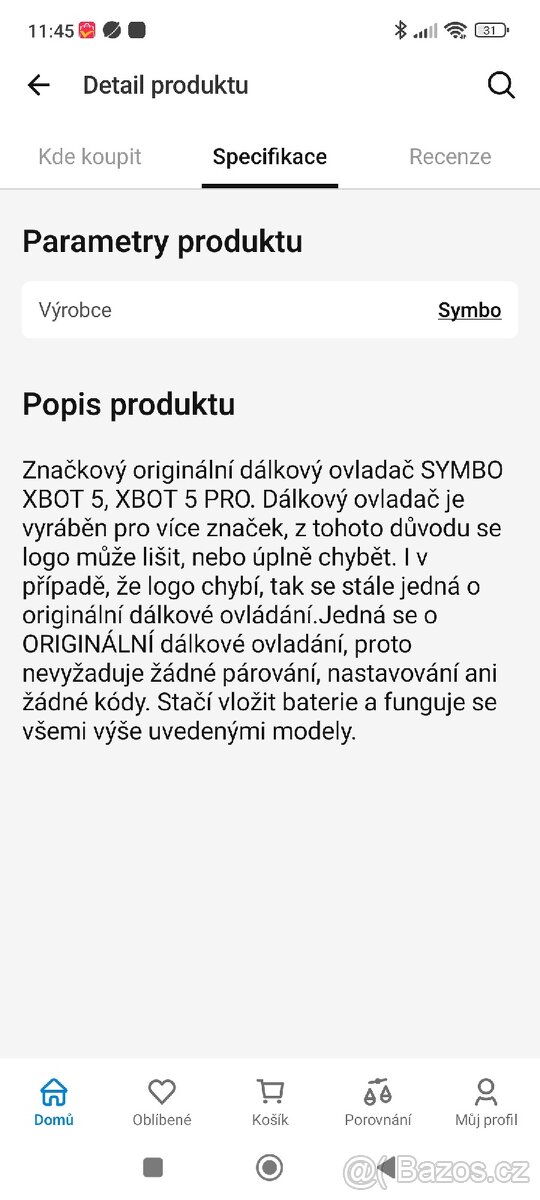 Dálkový ovladač - 4