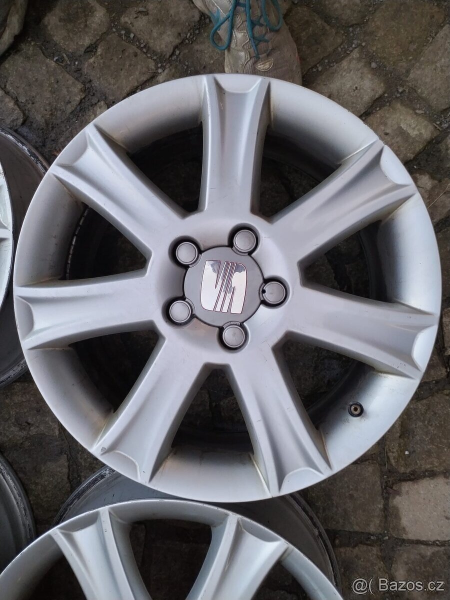 SEAT ALHAMBRA LEON original al. disky 5x112 R17 - 4