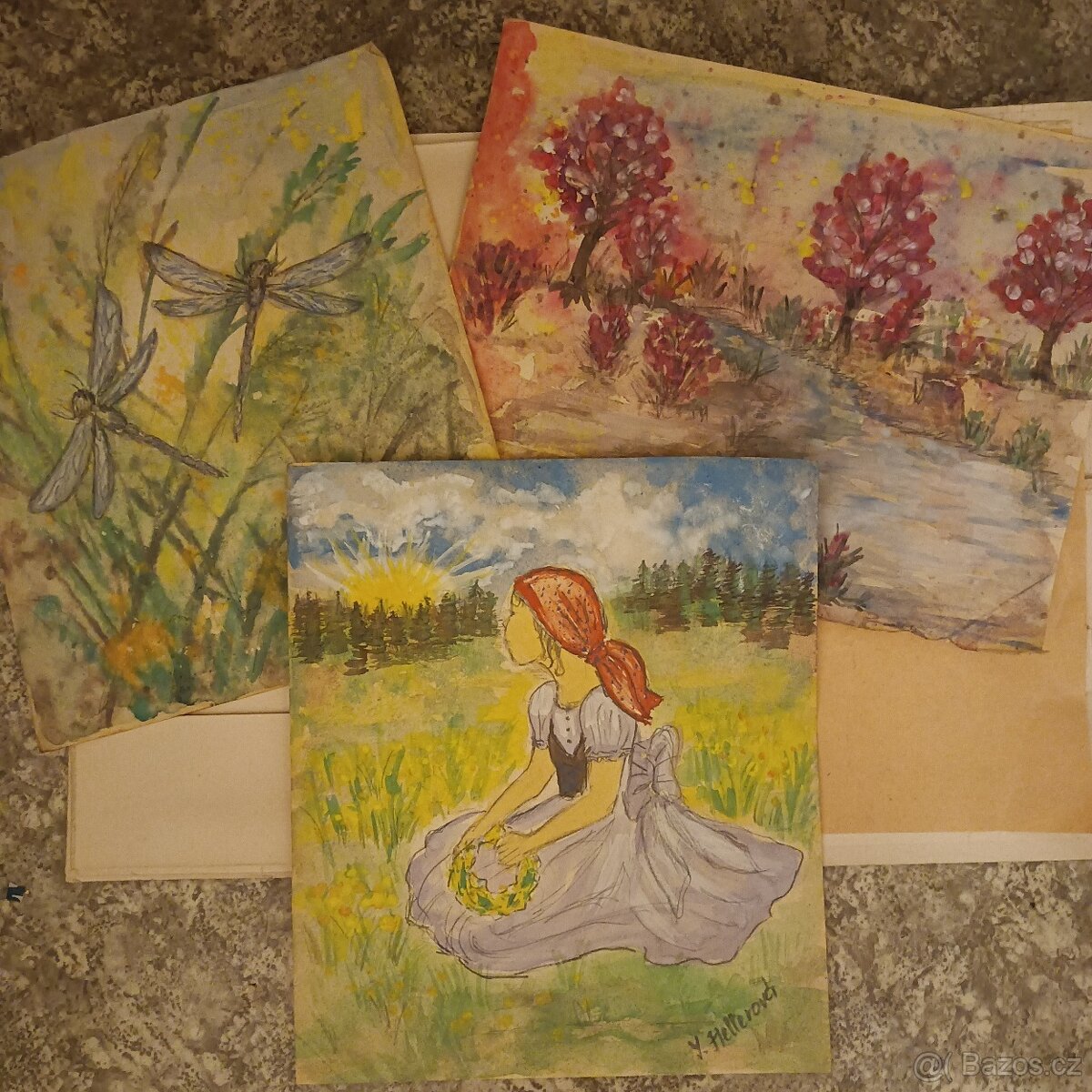 Obrázky - malba - akvarel - 4