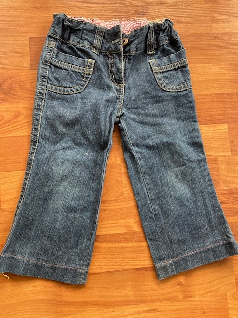 Džíny, kalhoty a tepláčky pro holčičku - vel. 92 - 4