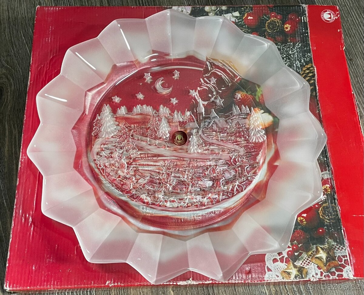 Skleněný servírovací talíř Mikasa z kolekce „Silent Night“ - 4