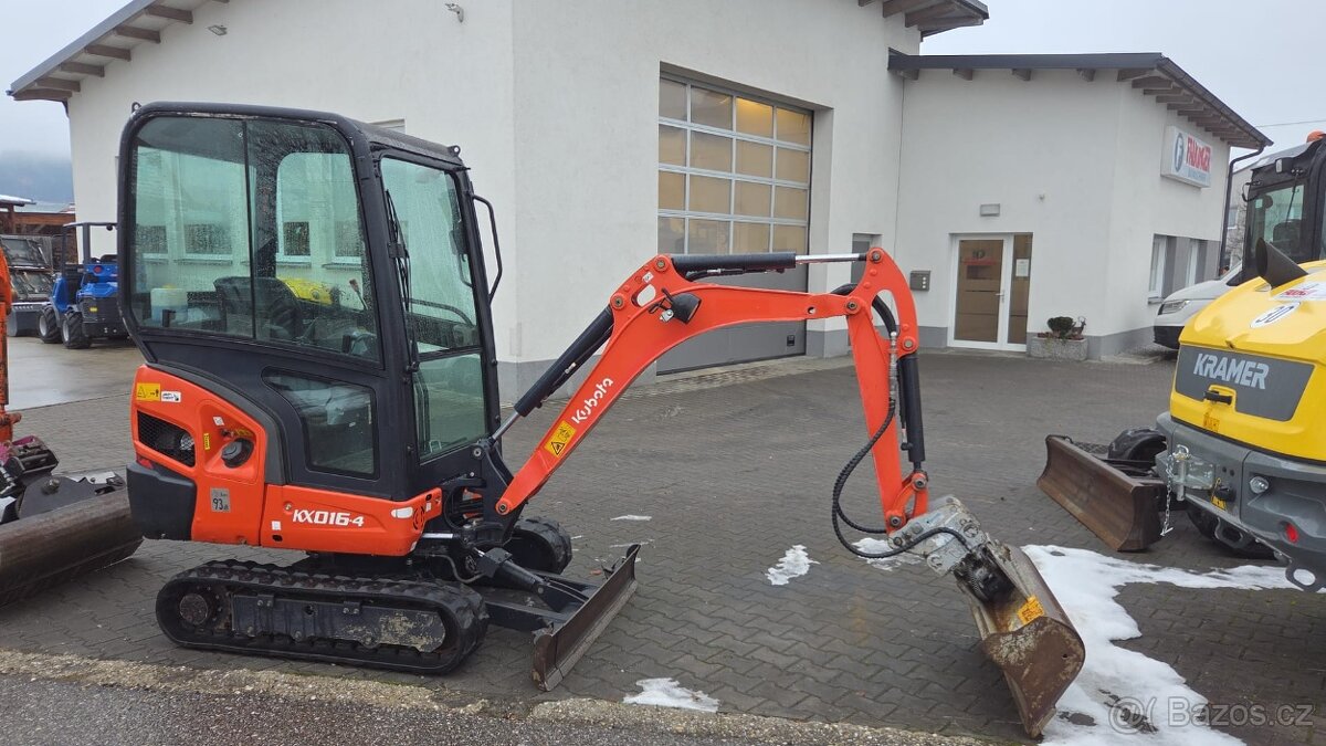 Prodám minibagr Kubota KX 16 - 4