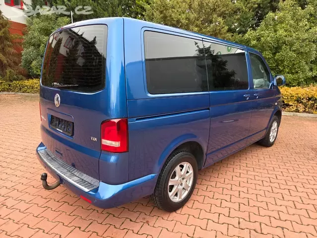 VW Caravelle T5 2.0 TDI 103kW,7.sedadel,Webasto,Tažné - 4