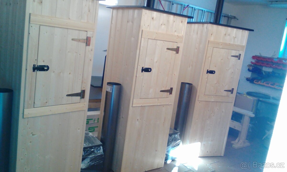 Dřevěná udírna, udírnu, smrk - 4