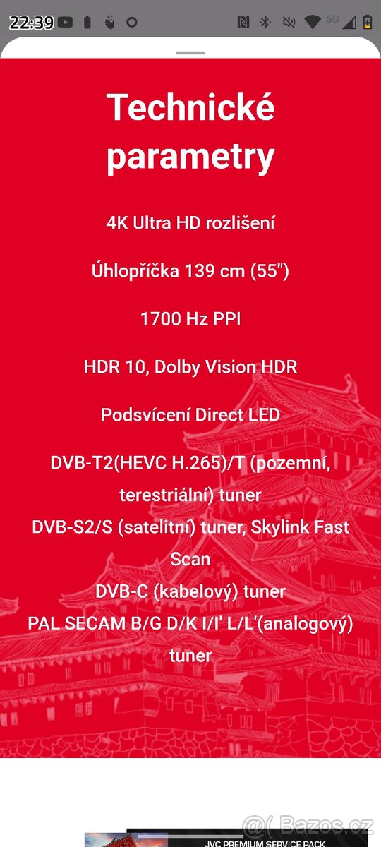 Televize JVC 55 " - 4