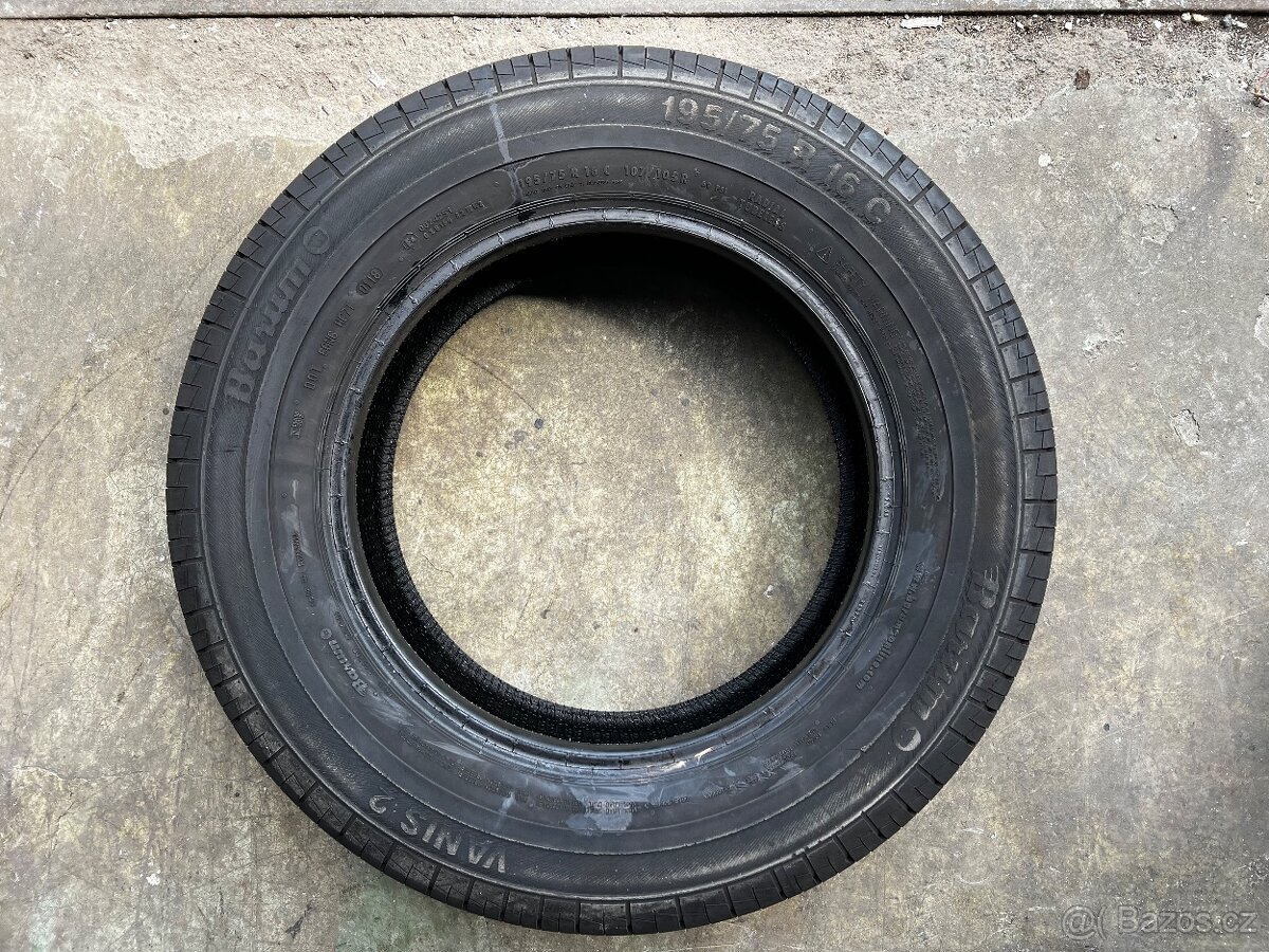 Letni pneu 195/75/16 Barum a Continental 195/75 R16C - 4