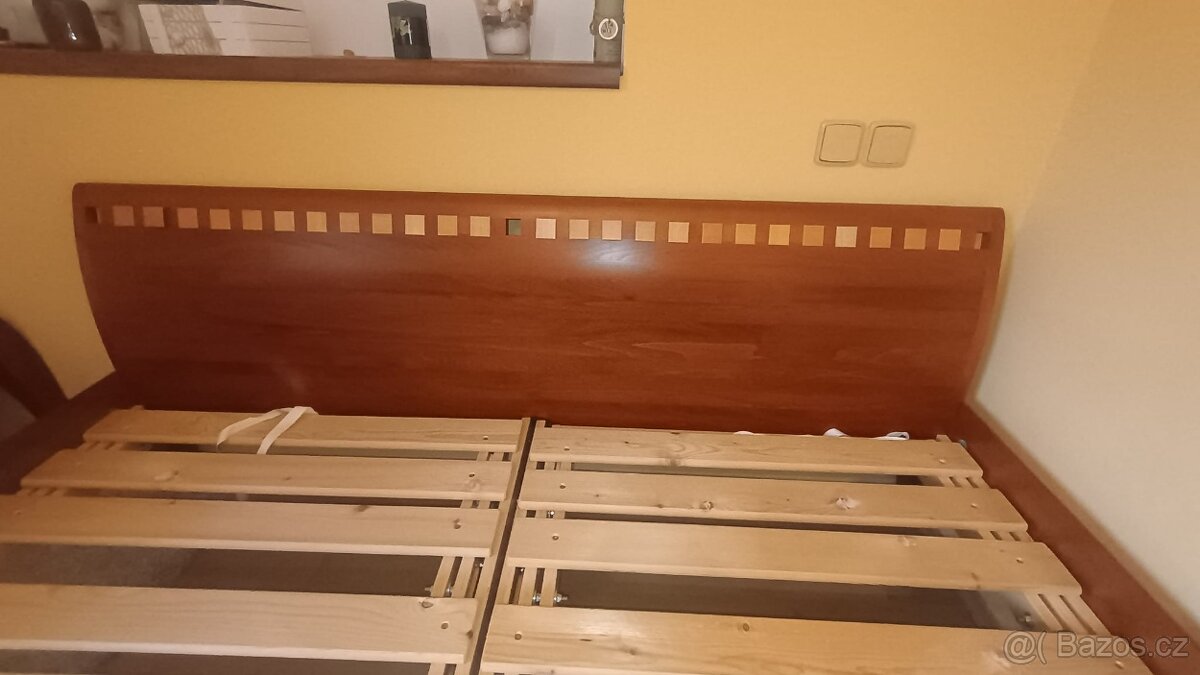 Dubová manželská postel - 4